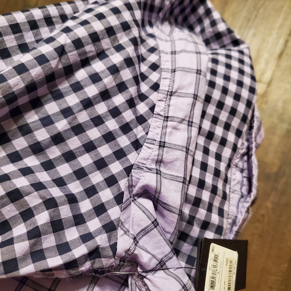 Guess L Mens Pattern Block Buttondown Longsleeve - Picture 5 of 7